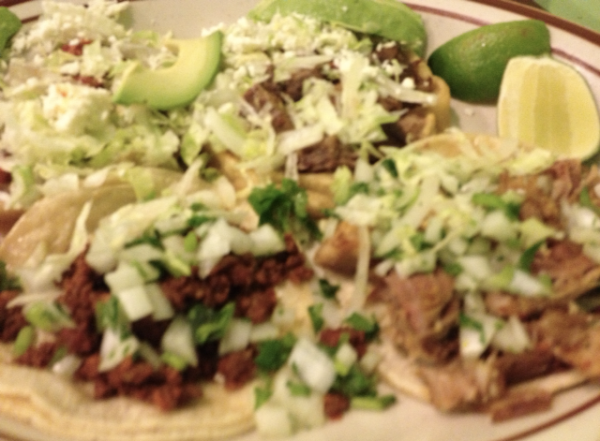Bryan's sopes and tacos